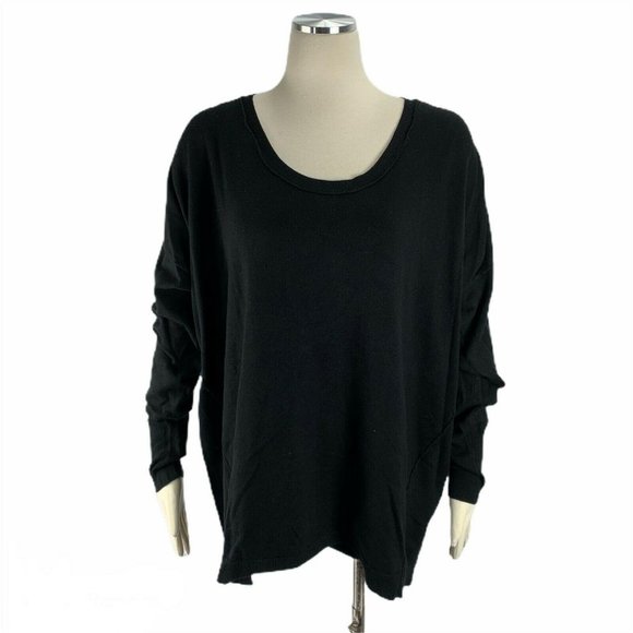 Lane Bryant 22 / 24 Black Pullover Sweater Crewnec - Picture 1 of 5